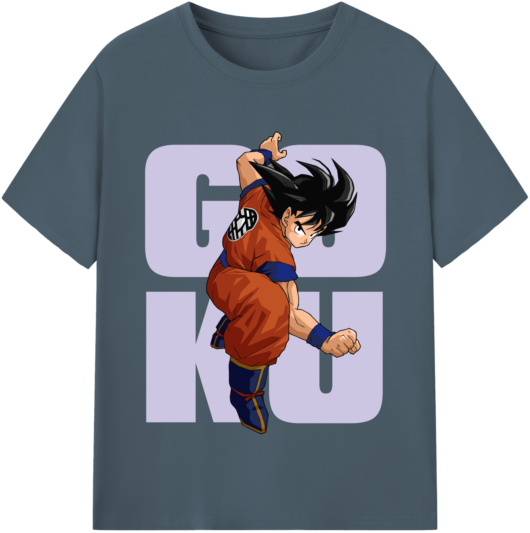 （画像用） ドラゴンボール 孫悟空（そん ごくう）Son Goku カカロット DRAGON BALL Kakarotto 綿100％半袖Tシャツ（フロントプリント）